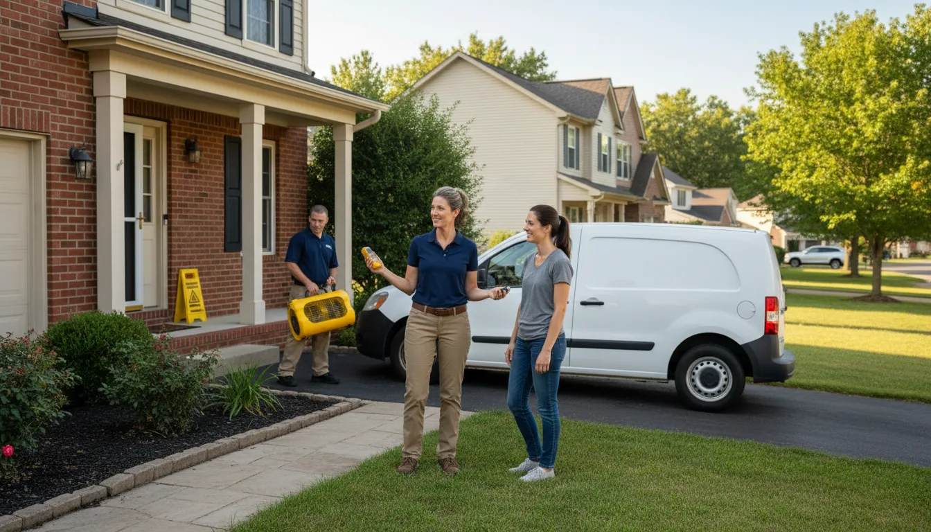 Residential water damage restoration in The Dalles, OR
